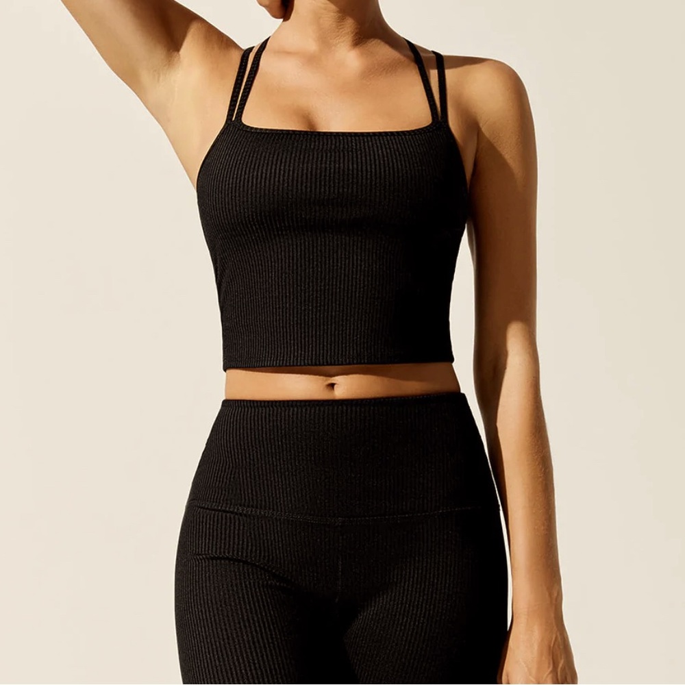 Carbon38 Cami Ribbed Bra in XXS, NWT